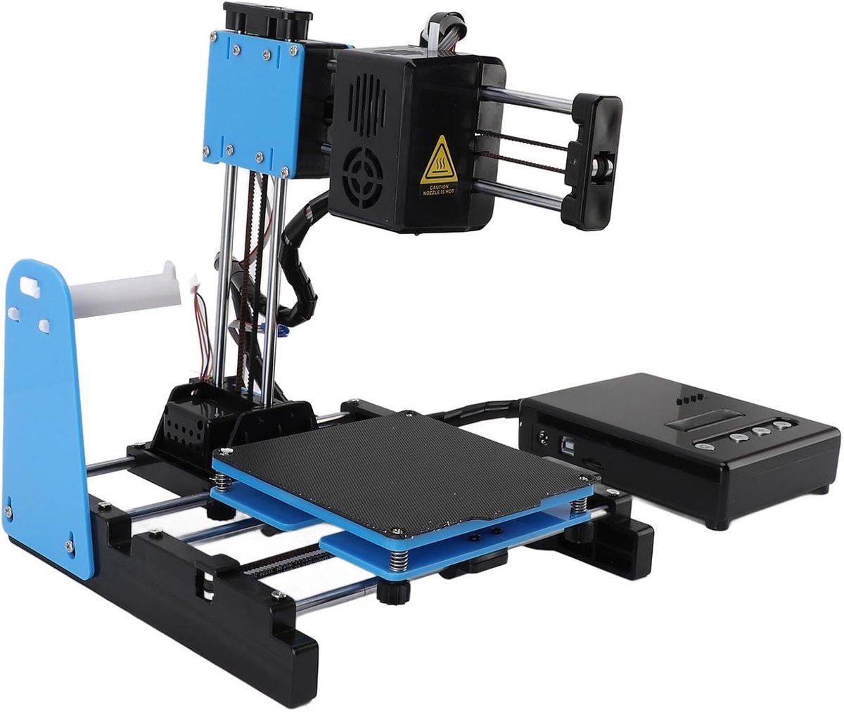3D Printer - Mini Printer - Hobby Projecten Maken - Automatische Nivellering - 100x100x100mm - Zwart