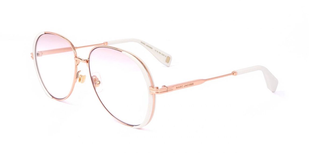 Marc Jacobs MJ 1080/S Gold white 56/15/145 WOMAN Zonnebrillen