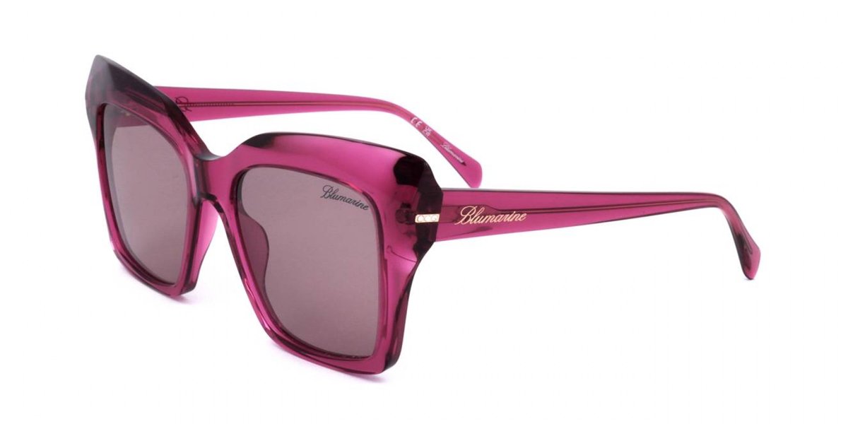 Blumarine SBM832S Ciclamino trasparente lucido 54/18/140 WOMAN Zonnebrillen