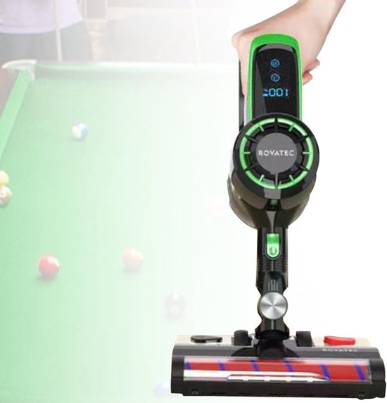 Elektrische Doekreiniger - Pooltafelborstel - Tafelonderhoud - 2 Zuigstanden Touchscreen - 240W 22KPA - Blauw — afbeelding 3