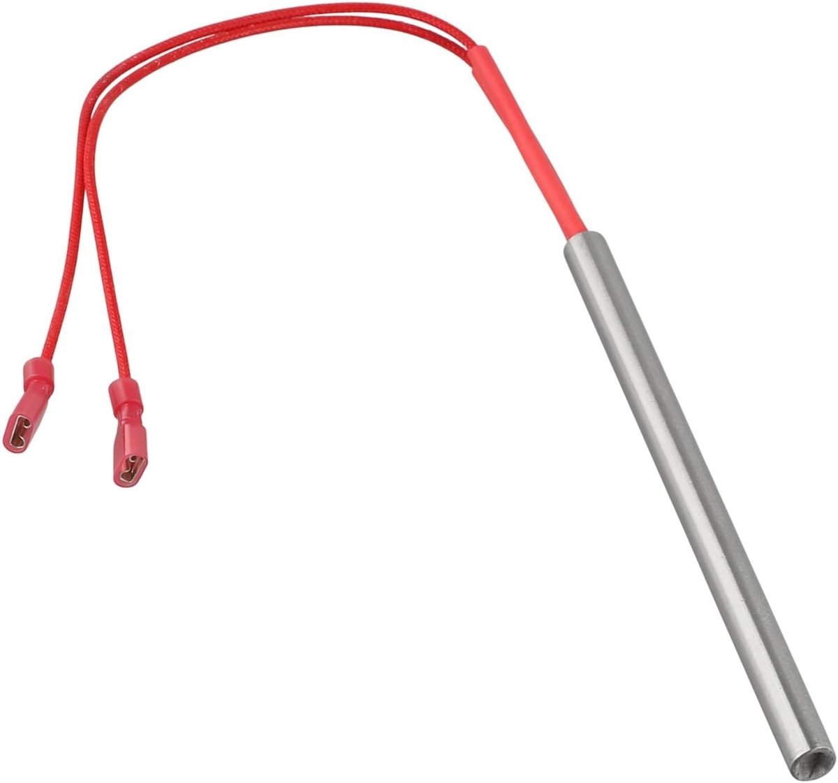 Pelletkachel Ontsteker - Gloeiontsteker Verwarmingselement - Pellets Ontsteken - 300W Vermogen Snelle Ontsteking - 150mm Lengte 9.5mm Diameter - Zilverkleurig
