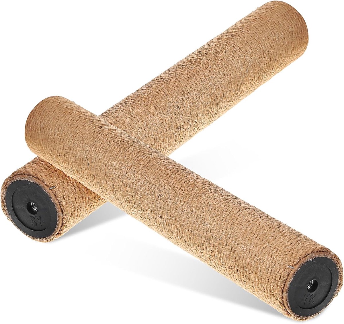 Krabpaal Onderdeel - Vervangingspaal Kat - Kattenklauwen Verzorgen - Natuurlijk Jute Materiaal - 40x6x6 cm - Beige