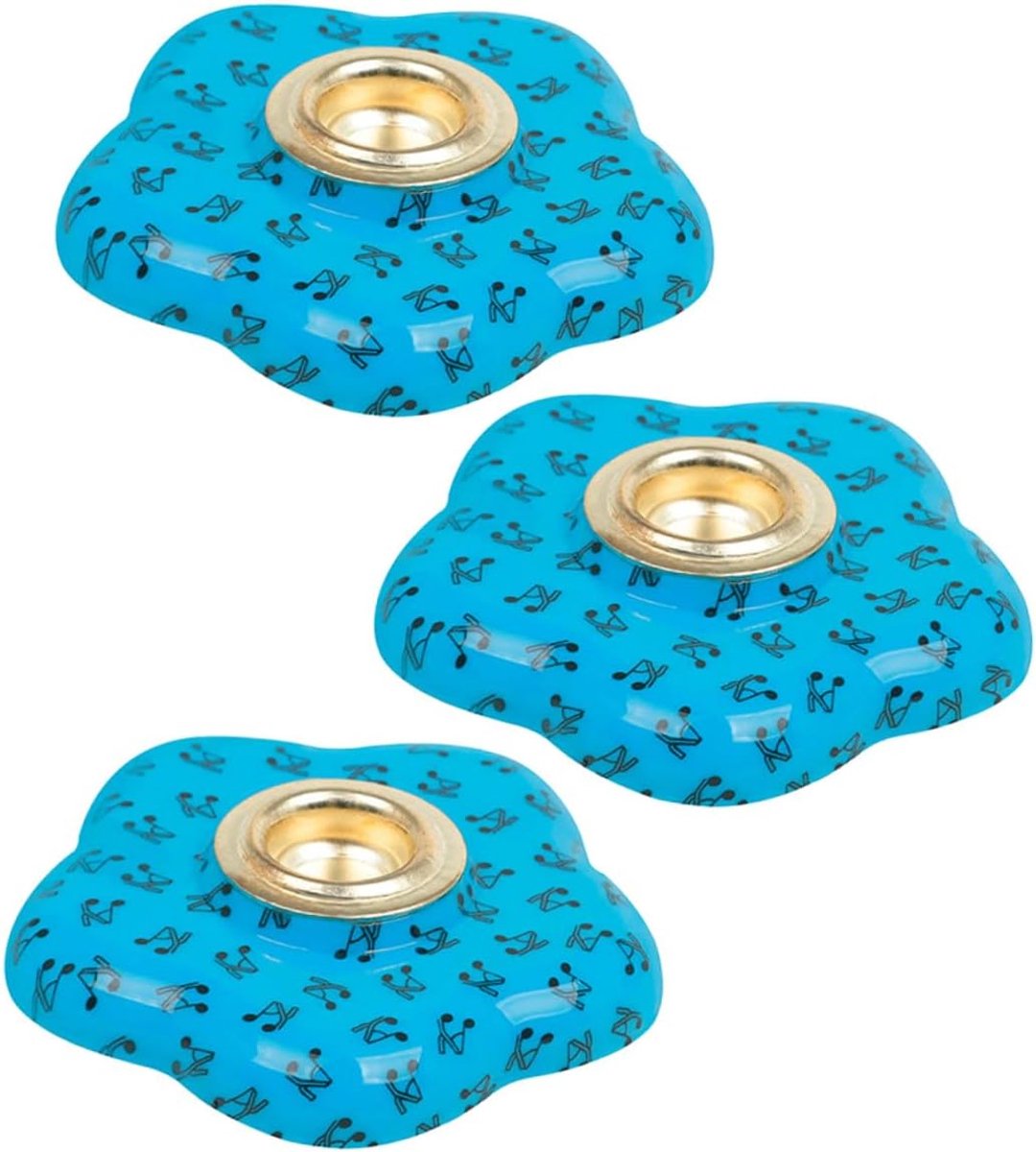 Cello Eindpen Anker - Cello Stabilisator - Stabiel Spelen - Slipvaste Pads - 9x9x2 cm - Multi