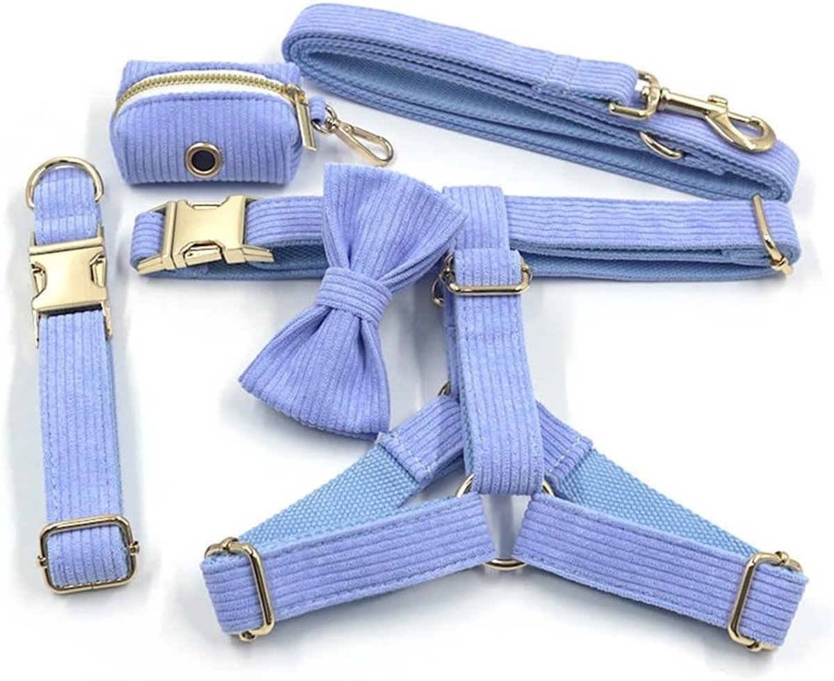 Hondenharnas Verstelbaar - Honden tuigje - Dagelijkse Wandelingen - Gepersonaliseerd Ontwerp - Maat S - Eén Kleur