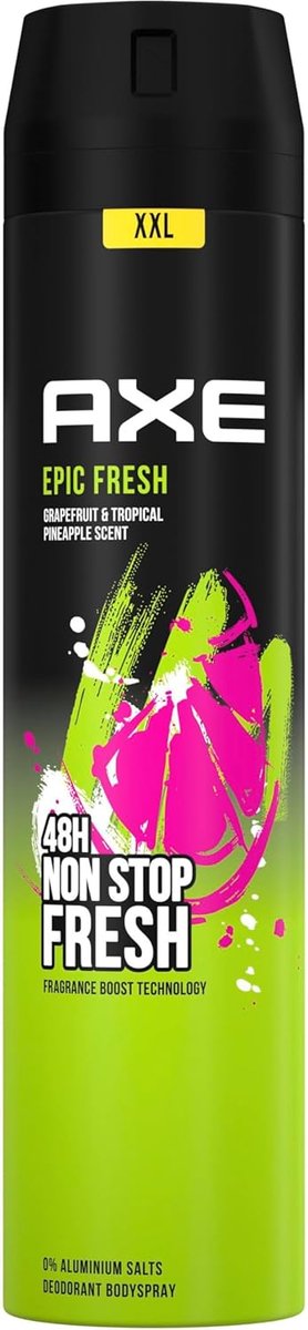 Bodyspray Epic Fresh - Geur Spray - Effectieve Bescherming - Zonder Aluminium - 250 ml