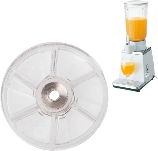 Mixer Onderdeel - Reserveonderdeel Basis - Apparaat Reparatie - Duurzaam Materiaal - 47 cm Diameter - Transparant Goud van Merkloos — afbeelding 2