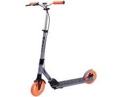 Vouwstep - Move 200 Disc - Grijs/Oranje - Plooibaar - In de hoogte verstelbaar - Kinderen en Volwassenen (8+)