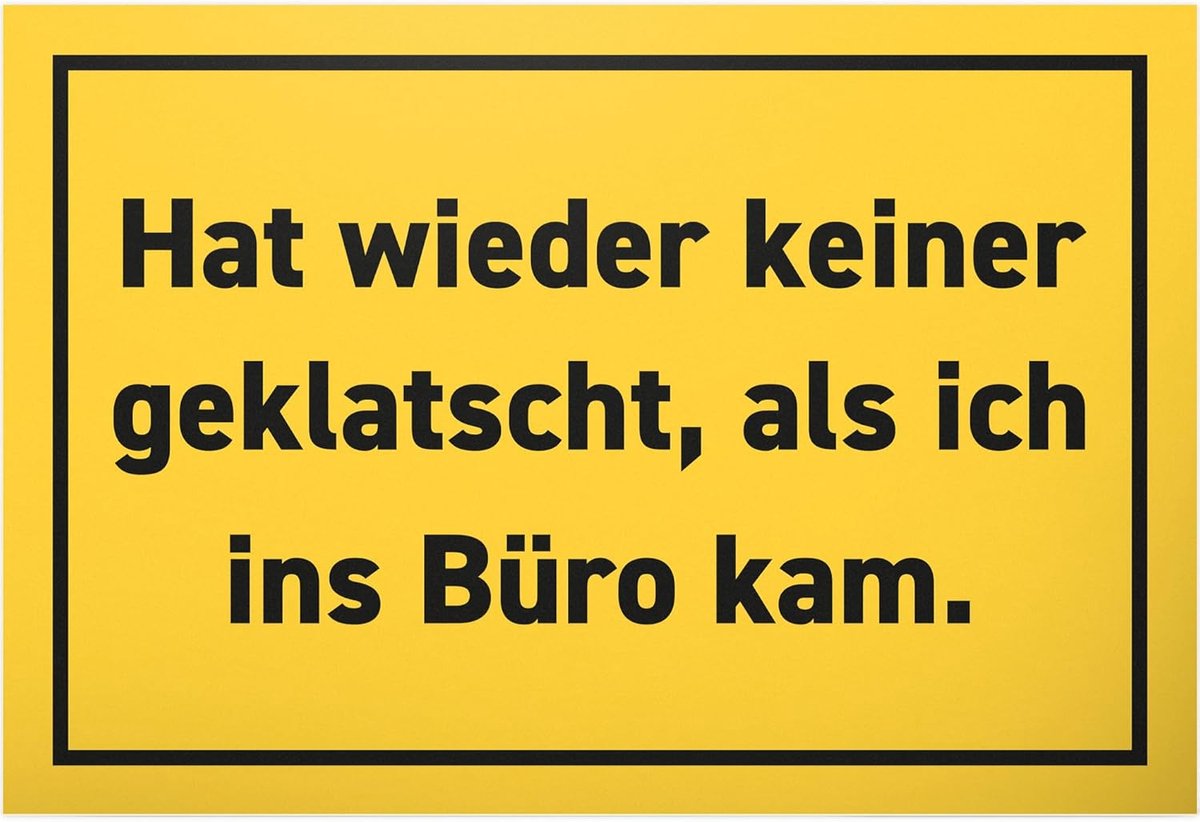 Grappig Bord - Decoratie Bord - Feest Decoratie - Kunststof - 30 x 20 cm