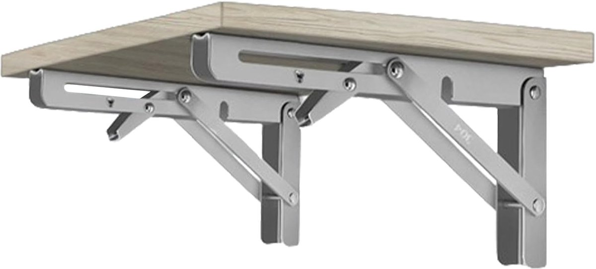 Plankhouders - Klaptafel Scharnier - Ruimte Besparen - Inklapbaar Ontwerp - 20 Inch