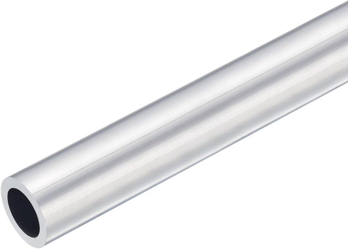 Ronde Aluminium Buis 6063 - 22mm Buiten Diameter, 18mm Binnen Diameter, 40cm Lengte