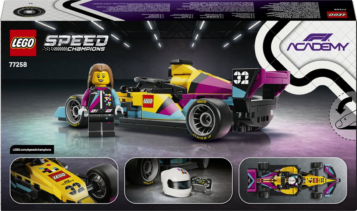 LEGO Speed Champions - F1 ACADEMY LEGO racewagen Formule 1 Auto Bouwpakket voor Kinderen - 77258 – foto 7