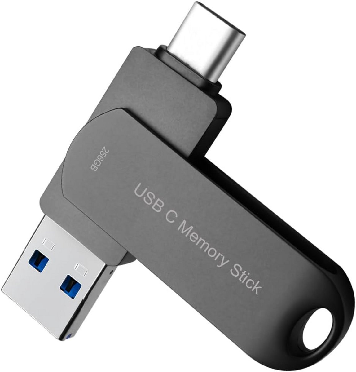 256GB USB-C & USB 3.0 Flashdrive voor Telefoon, Tablet en PC - Hoge Snelheid Geheugenstick