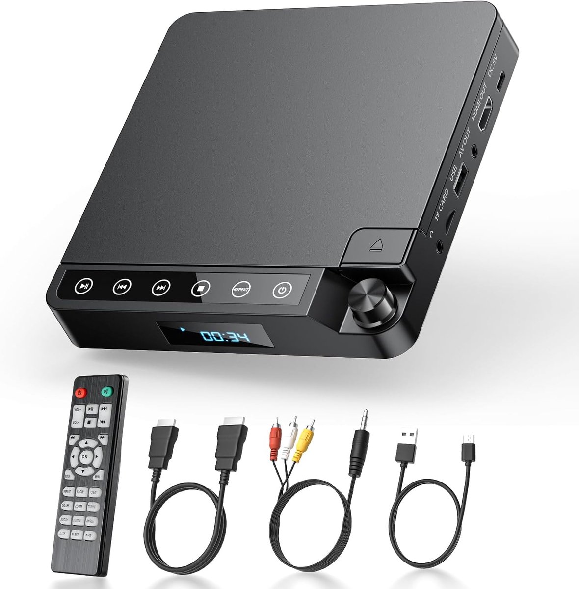 HD DVD Speler met HDMI, USB en Afstandsbediening