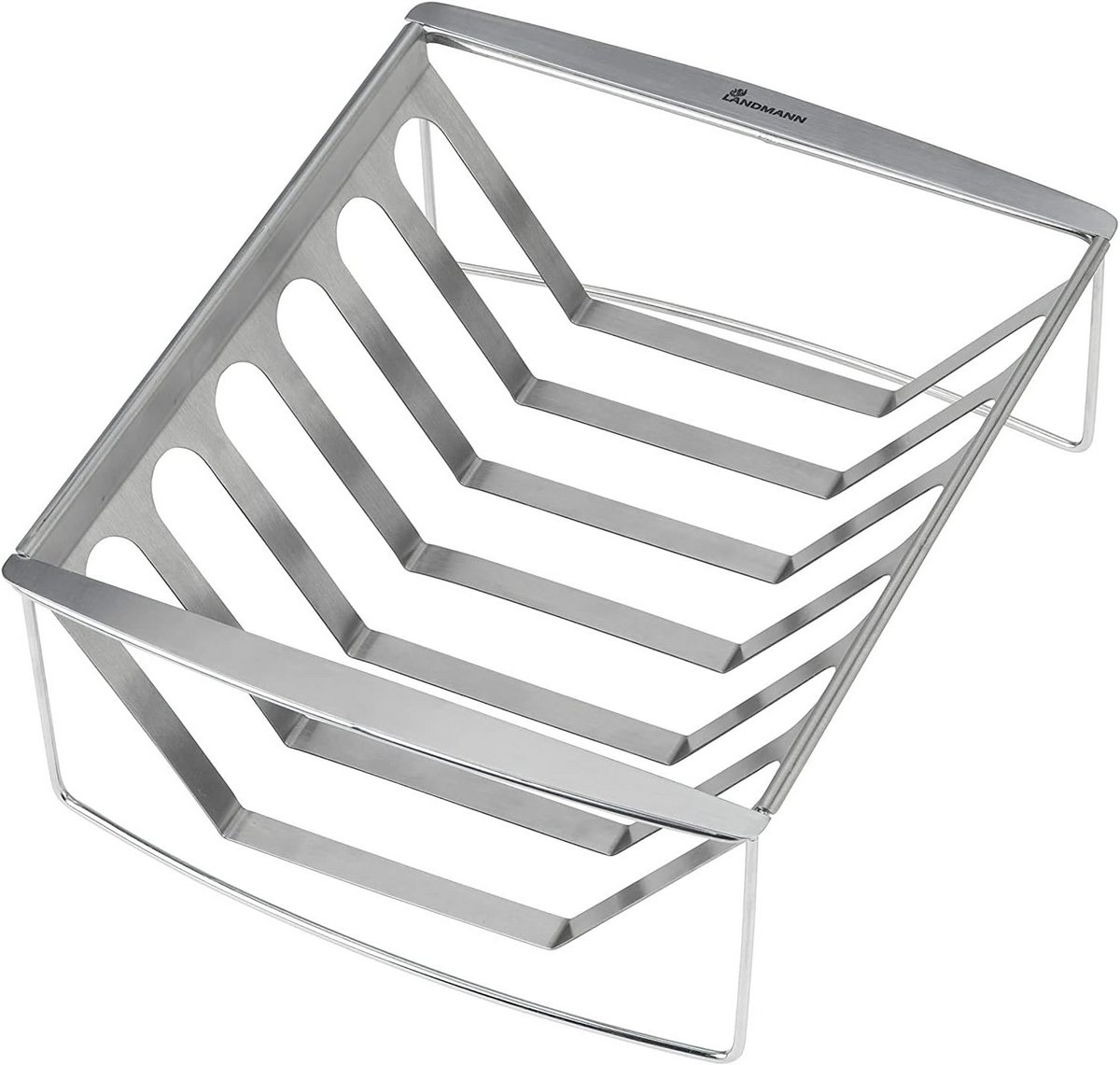 Accessoire Set voor BBQ: 2-in-1 Spare Ribs Houder & Braadmanden