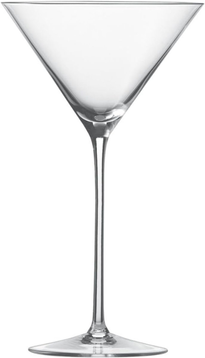 Set van 2 Elegante Martini Glazen - Mondgeblazen Kristalglas