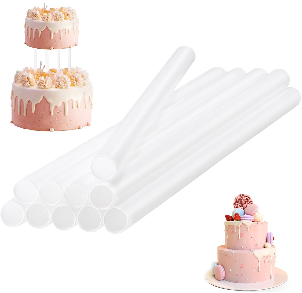 Kuchenstützstäbe - Hollen Design - 30,5 cm - 10 Stuks