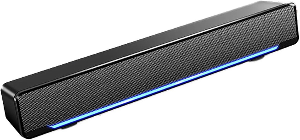 Bedrade USB Soundbar voor Laptop en PC met 3D Stereo Surround Geluid