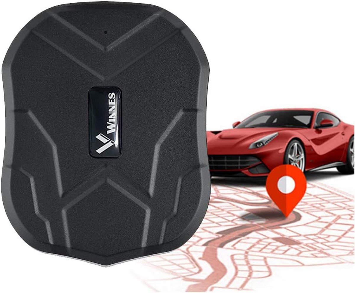 Magnetische GPS Tracker Auto Zonder Abonnement - Lange Batterijduur & Anti-Diefstal Alarm