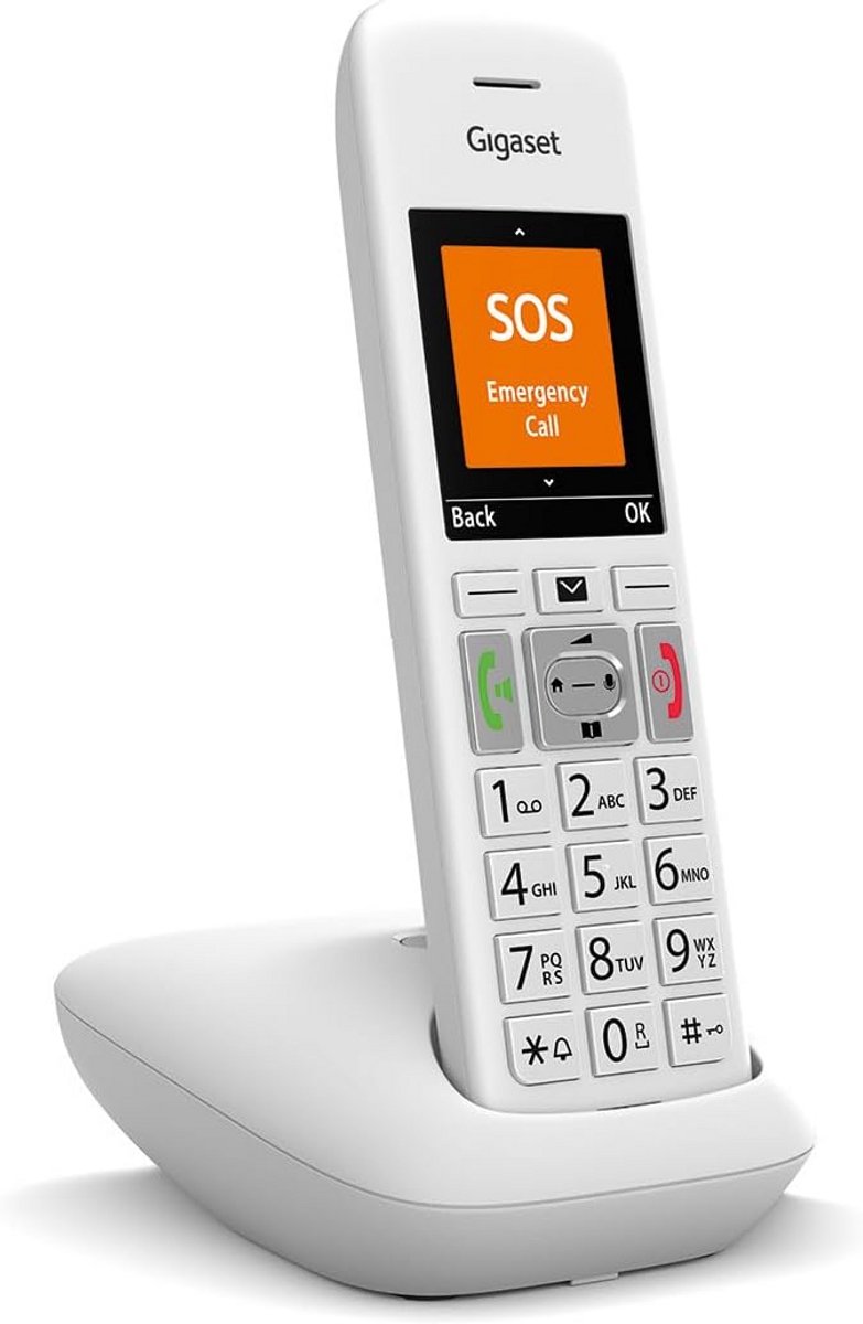 Draadloos Huistelefoon Met Groot Display - DECT Basisstation Inclusief Oplader