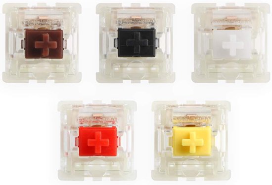 Stille Mechanische Toetsenbord Switches 5Pin - Lineair & Tactiel - Voor DIY Custom Gaming Toetsenborden — afbeelding 3