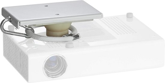 Plafondbeugel voor mini- en zakprojector 3 cm afstand, 360° draaibaar, max 2 kg, 1/4″ schroefdraad, wit