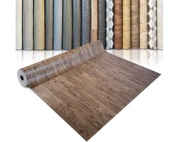 Flexibele PVC Vloer per Meter - Hout- en Tegelmotief voor Keuken, Badkamer en Woonkamer