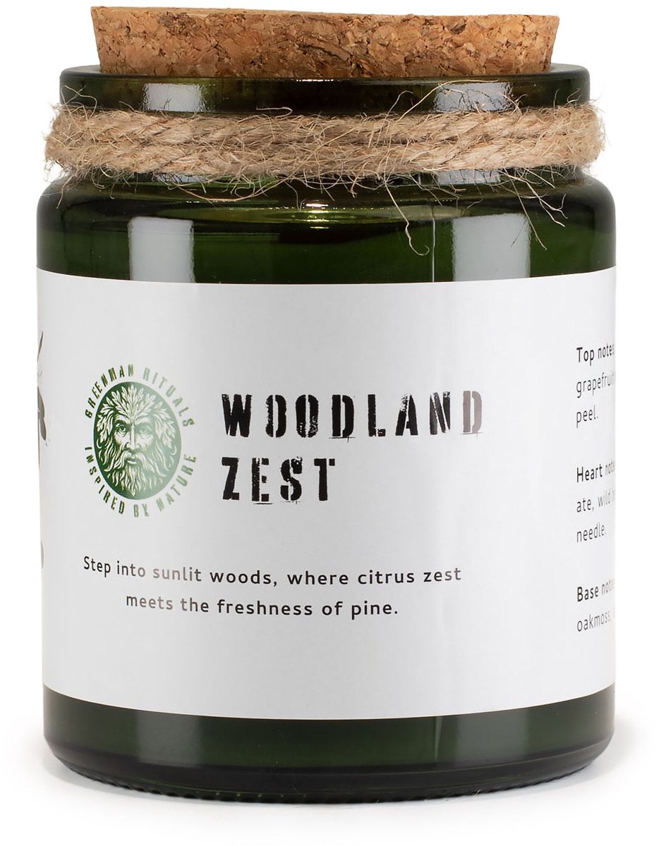Ancient Wisdom Greenman Woodwick sojakaars - Woodland Zest