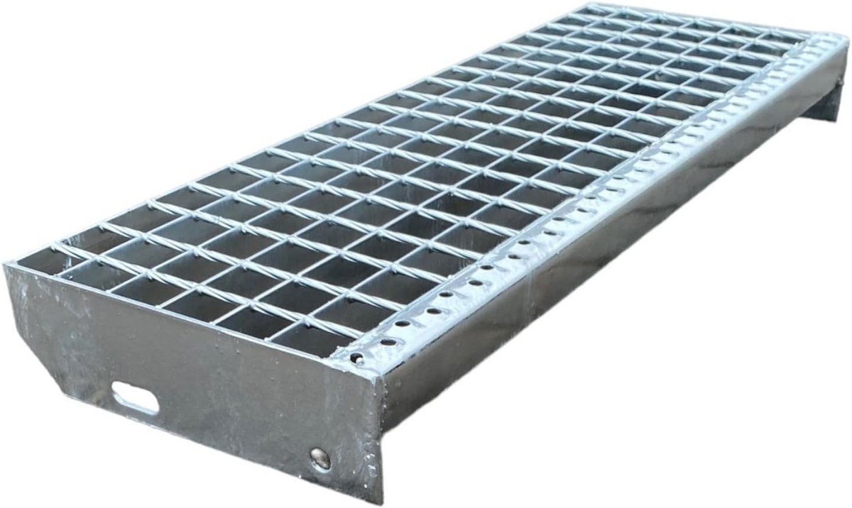 Rooster Trap Ladder Trede 100x24cm - Verzinkt Stalen Trapbord Nooduitgang Antislip