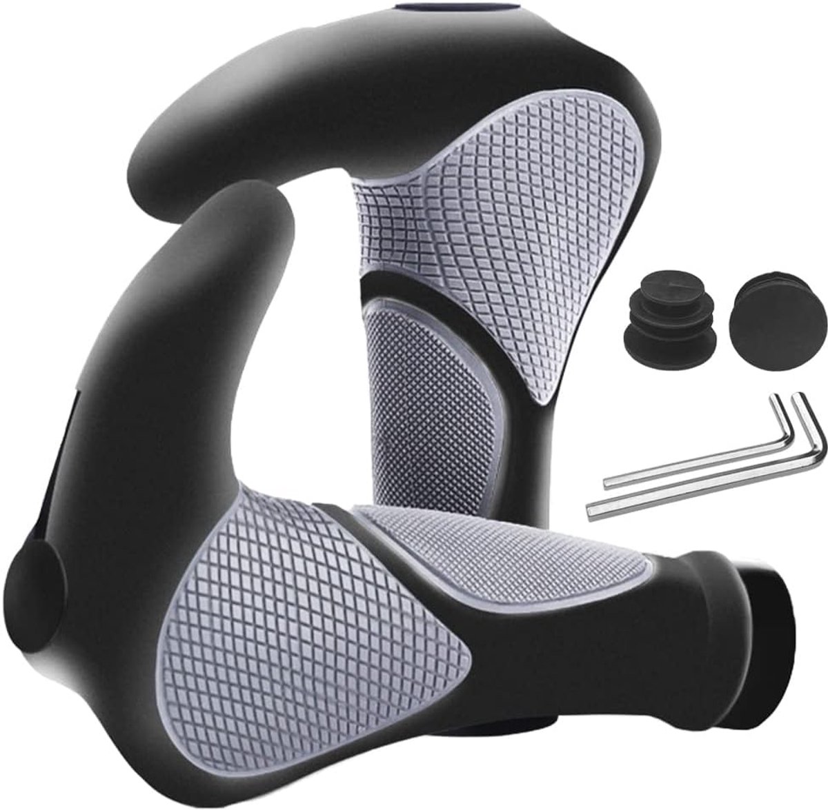 Ergonomische Fietsstuurgrepen voor Mountainbike, BMX en Stadsfiets (22mm)