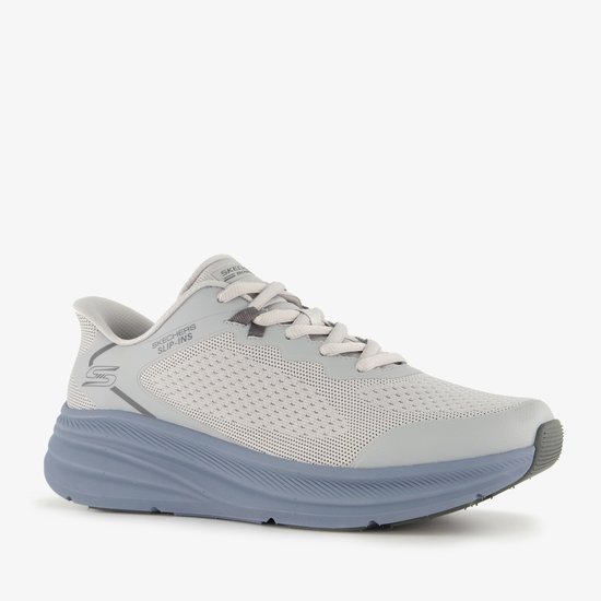 Skechers Slip-ins: BOBS Skillz baskets pour hommes gris - Taille 42 - Confort supplémentaire - Memory Foam