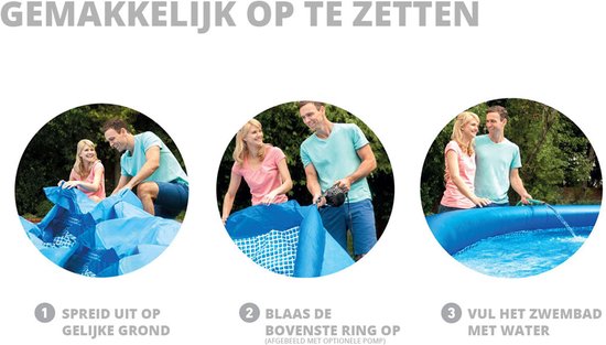 Set de piscine Intex Easy - 305 x 76 cm - Piscine gonflable