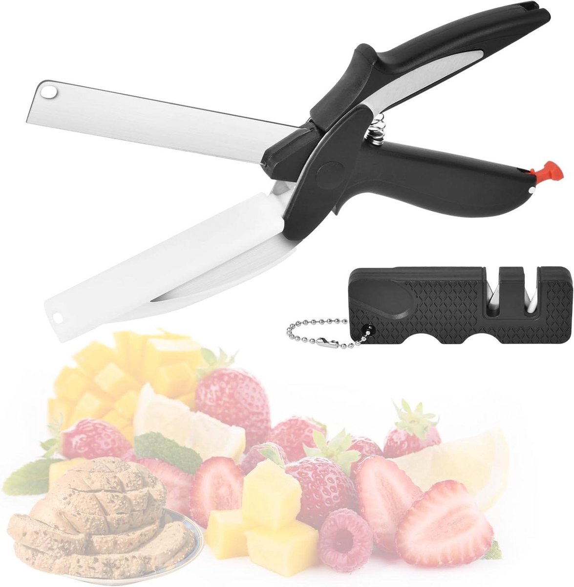 Multifunctionele keukenschaar voor snel snijden van groenten en fruit