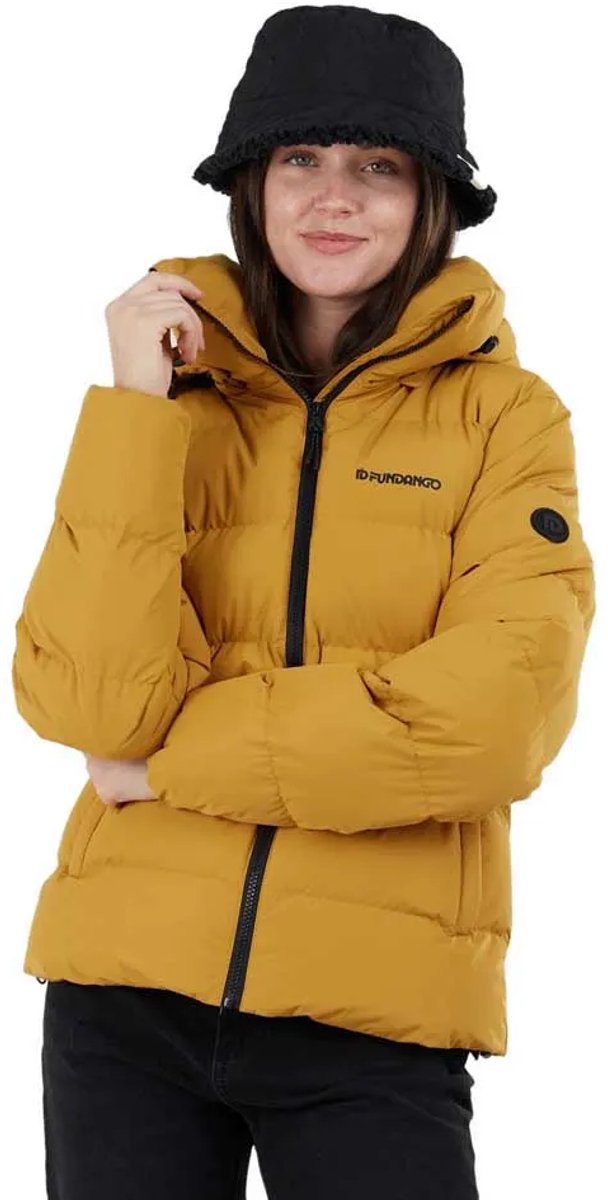 Fundango Amber Padded Jas Geel M Vrouw