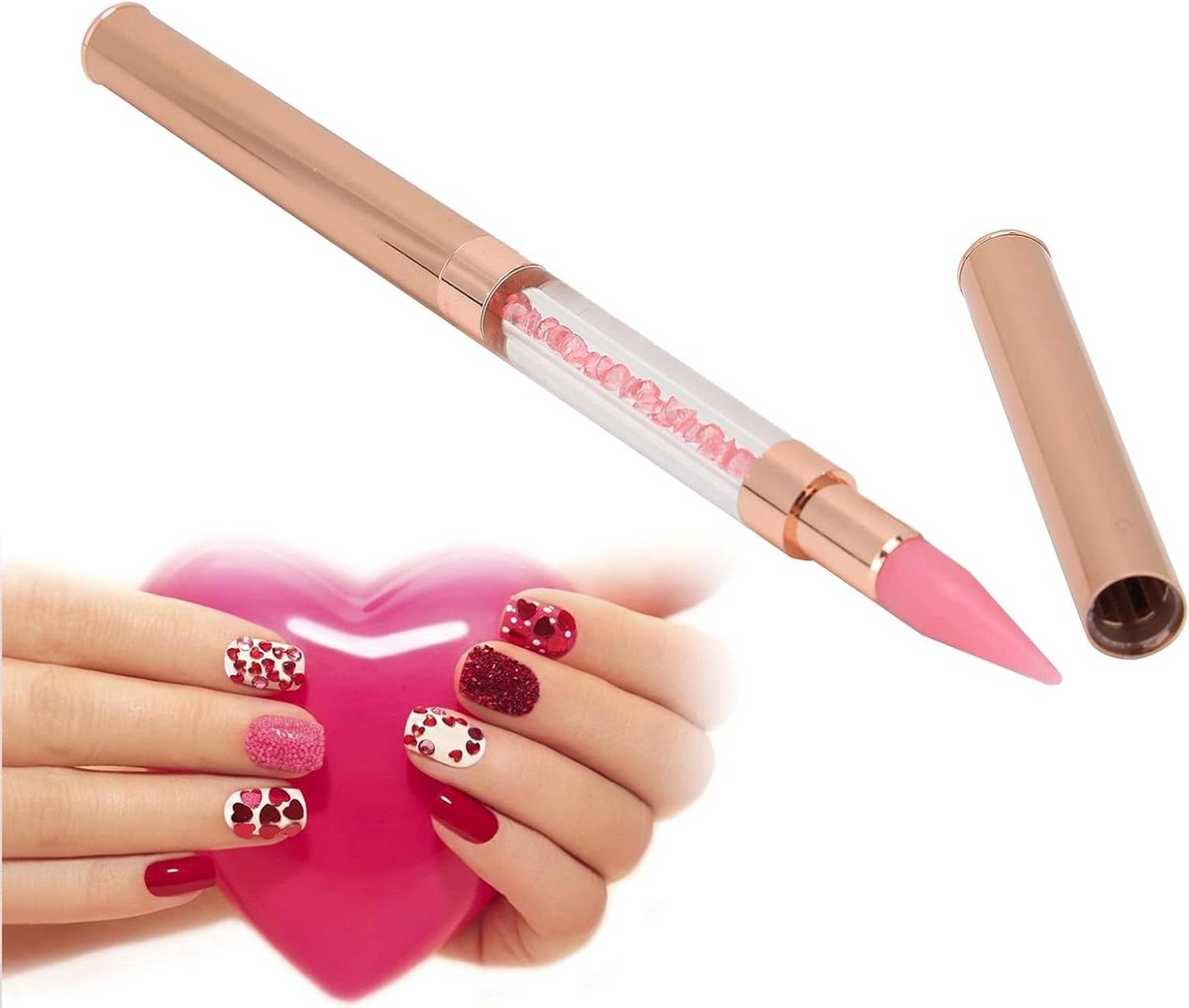Selectiepen voor nail art, manicuretools met dubbele puntpen