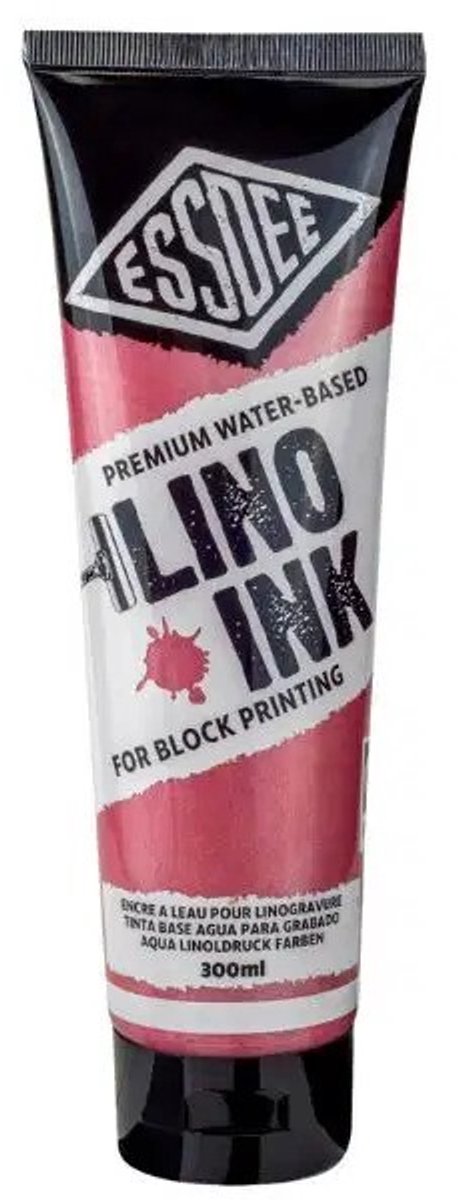 Essdee Lino Inkt Parelmoer Rood 300ml