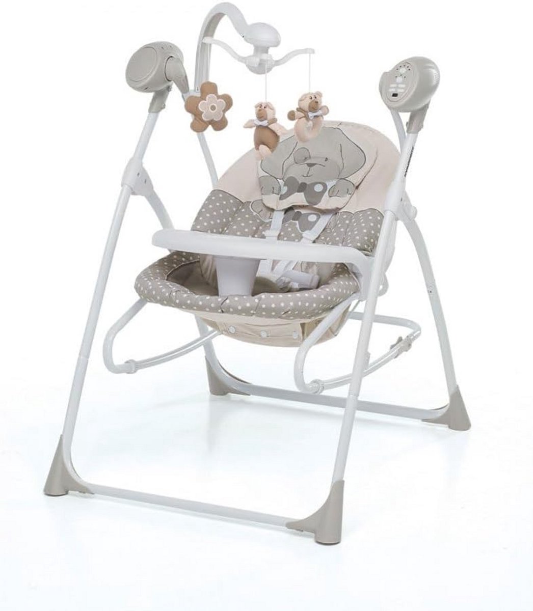 Baby Bouncer Schommelstoel met Muziek en Speelboog - Vanaf Geboorte tot 9 kg