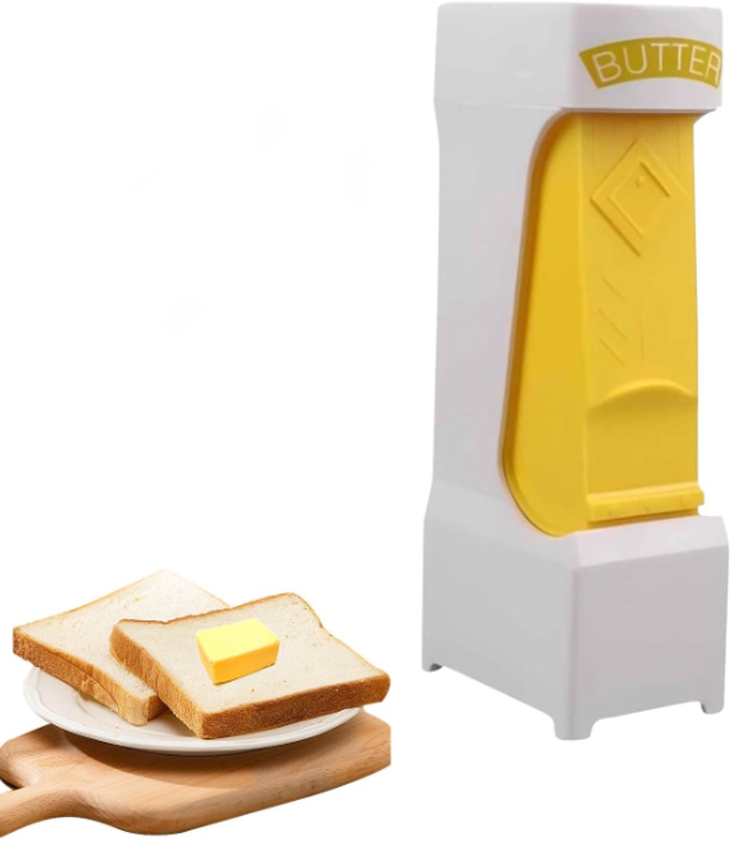 Botersnijder - Keukengerei - kaasschaaf - Bakken/Ontbijt/Koken - 20.3*7.6*5.5cm -Geel - abs