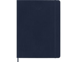 Moleskine 12 Maanden Agenda - 2027 - Wekelijks - XL - Zachte Kaft - Saffier Blauw