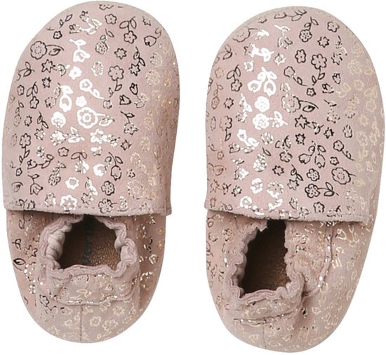 Vertbaudet Chaussons bébé élastiques en cuir souple