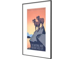 PocketBook InkPoster Affresco 31.5 inch – Smart Digital Art Frame – E-Ink Spectra™ 6 Kleurenscherm – Draadloos & Mat Display – Zwart Aluminium