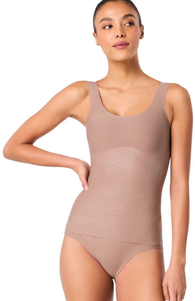 Invisible Supima® Cotton Tank | Dark Nude