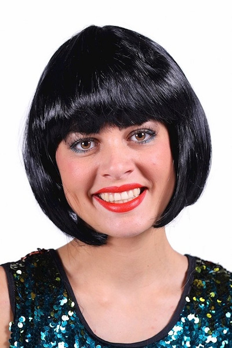 Dames pruik Roxy Volwassenen Vrouwen Groen 80's & 90's - Disco Maat One size