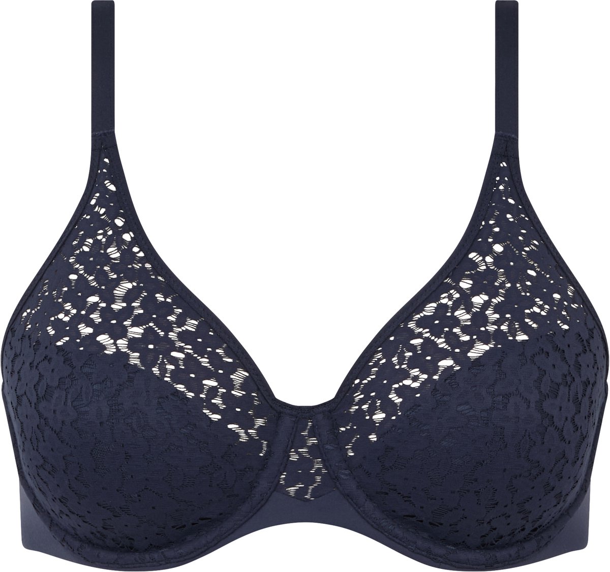 Chantelle EasyFeel Norah Beugel Bh Bedekkend Naadloos Dames Beha - marine blue