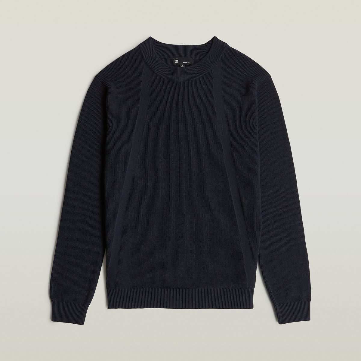 G-STAR Structure r knit Heren Trui salute Blauw