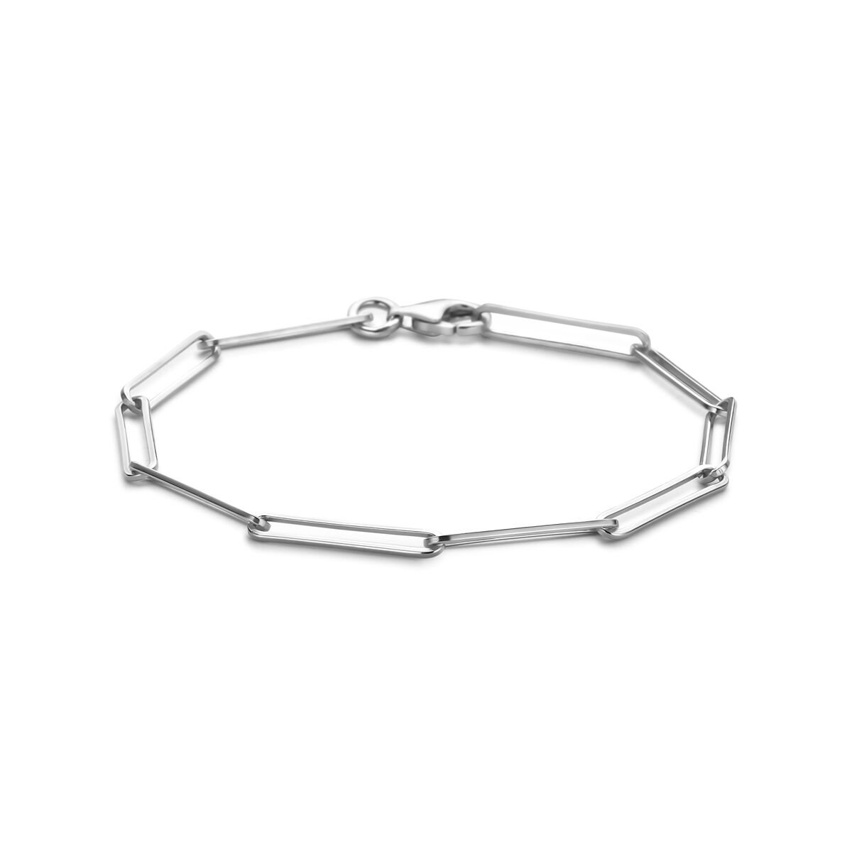 Zilver gerhodineerde armband anker 3,6 mm 19,5 cm - 1341774