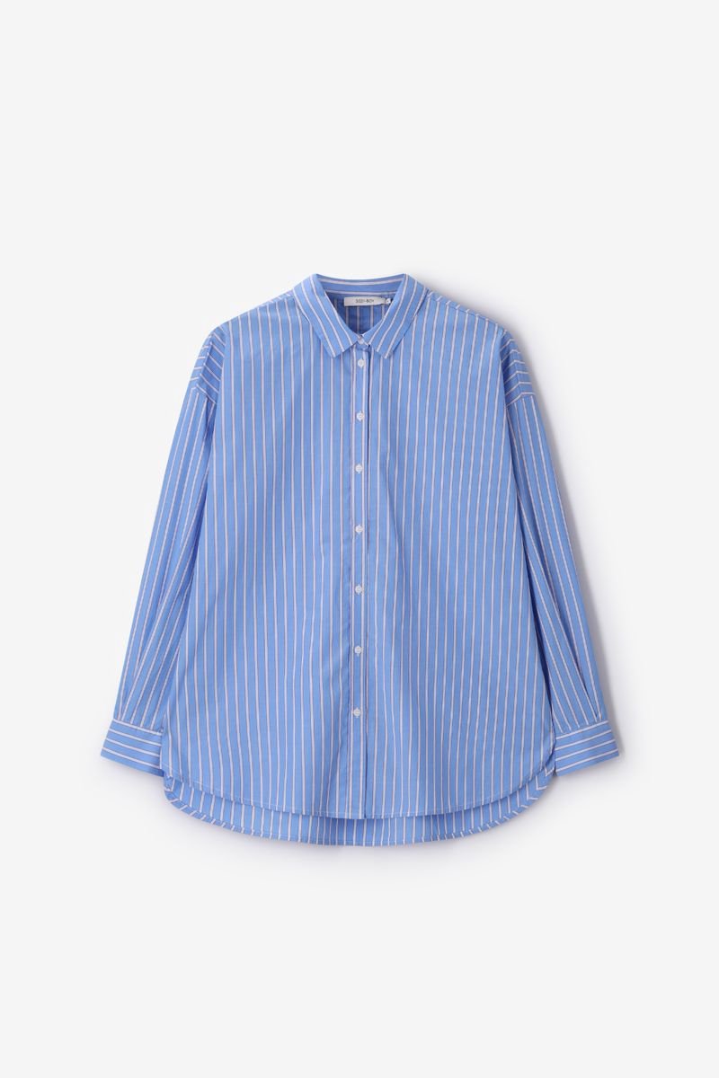 Sissy-Boy - Blauwe gestreepte blouse