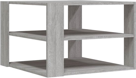 vidaXL-Salontafel-59,5x59,5x40-cm-bewerkt-hout-grijs-sonoma