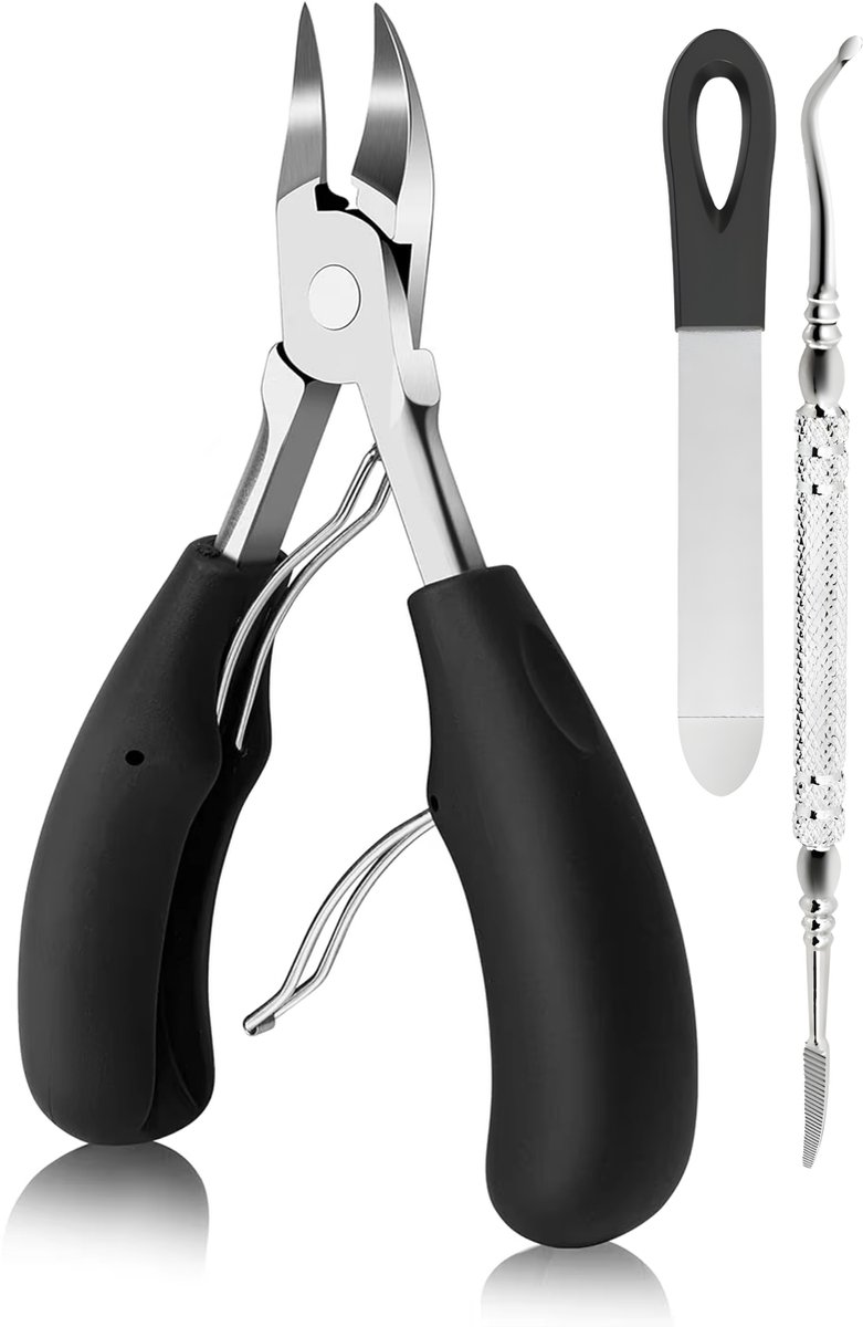 Nageltang voor Harde Teennagels - Nagelknipper - Geschikt voor Kalknagel & Ingegroeide Teennagel - Pedicureset - Manicure set - Nagelschaar
