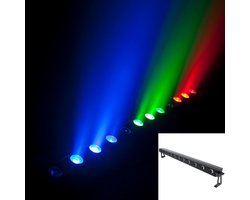 LED Bar - 12x 3W RGB Pixels - Voor DJ-Sets & Optredens - 5800 Lumen - DMX & Muziekgestuurd - LED Tri-Bar 12