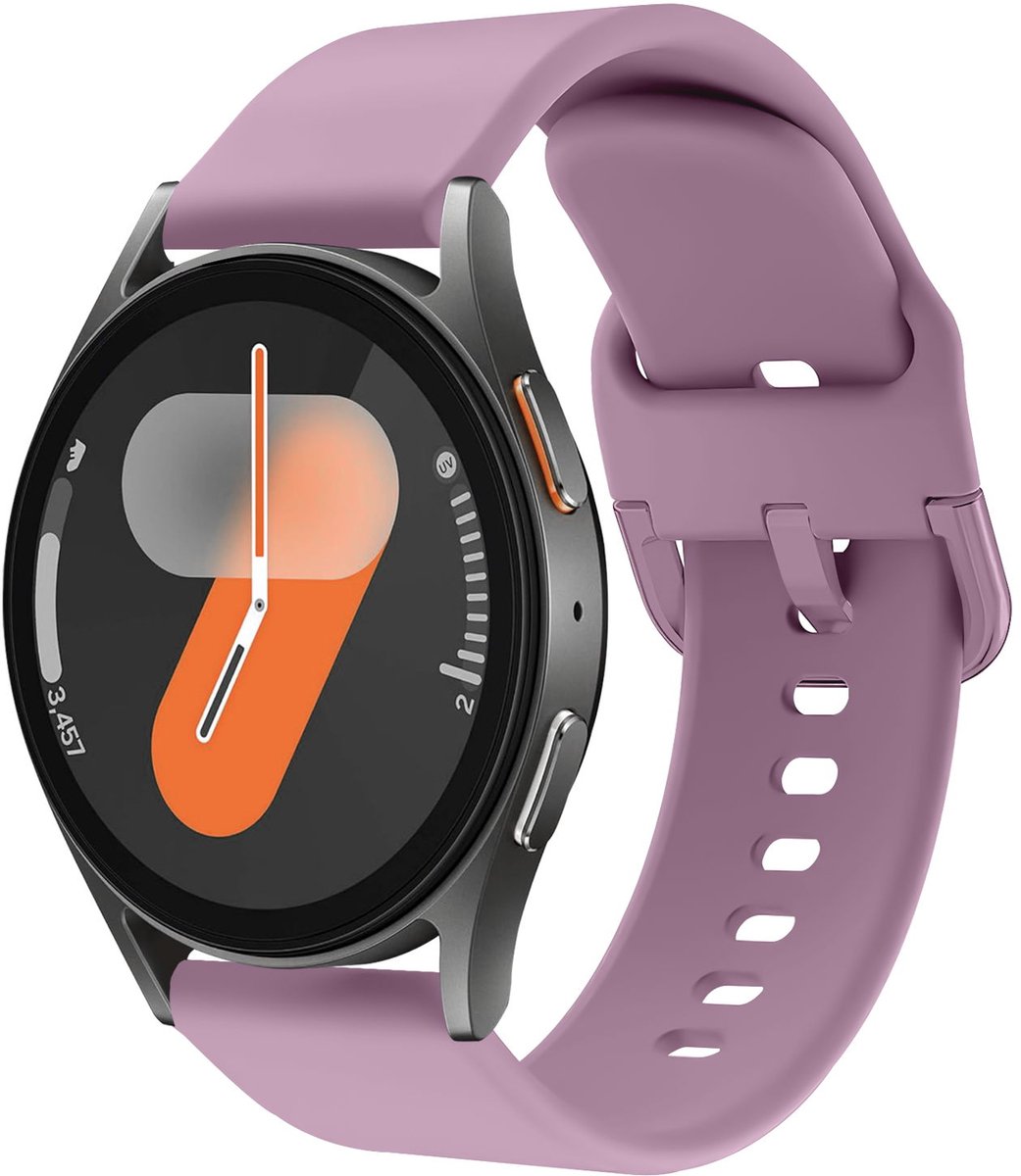 SBG Universeel 20MM Horloge Bandje / Smartwatch Bandje Siliconen Paars